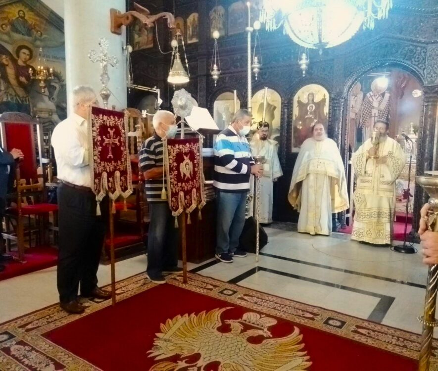 Οι κατεχόμενες ενορίες της Αρχιεπισκοπής εόρτασαν τον Άγιο Γεώργιο