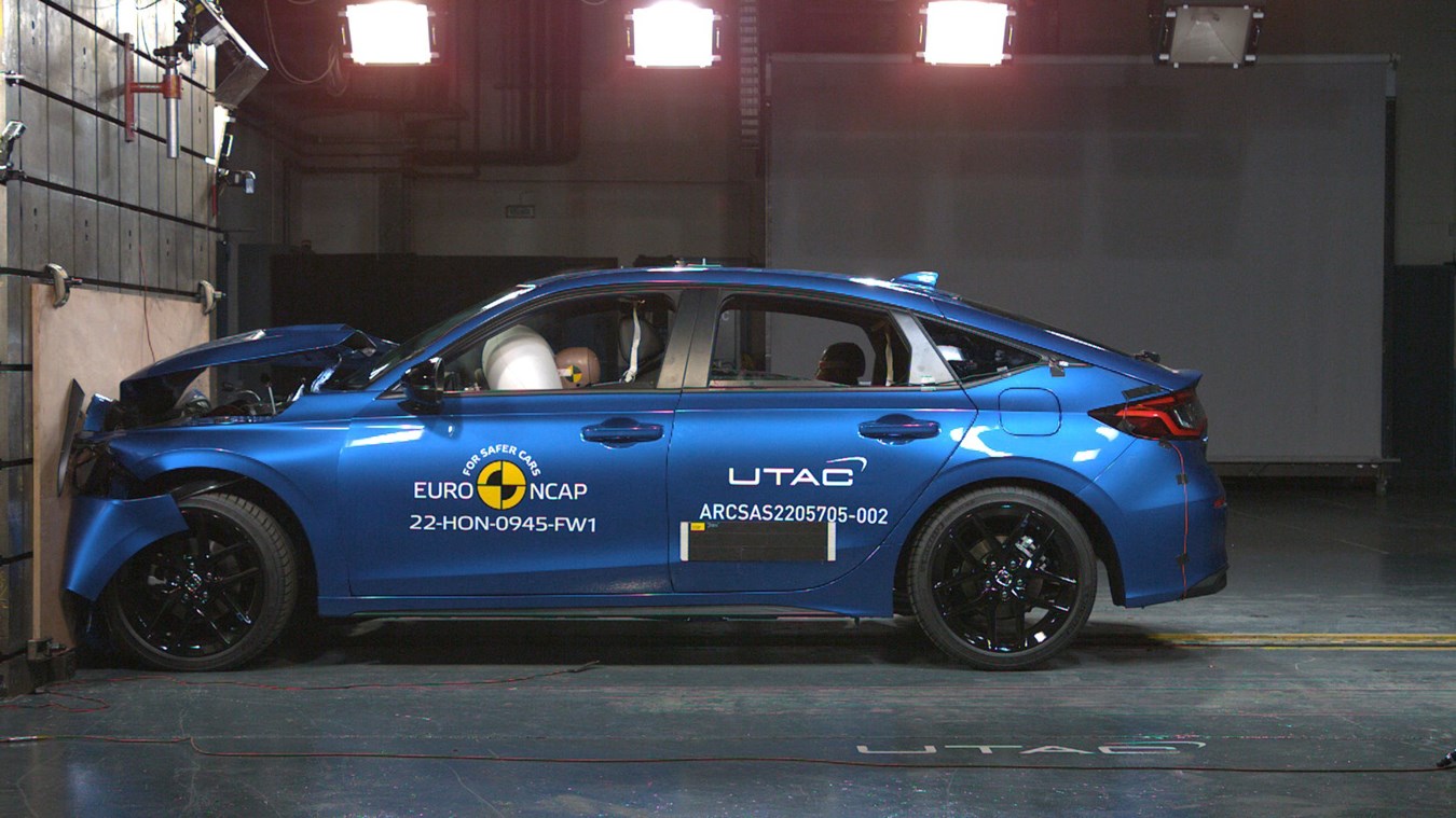 Πέντε αστέρια έλαβε το Honda Civic e στις δοκιμές του Euro Ncap