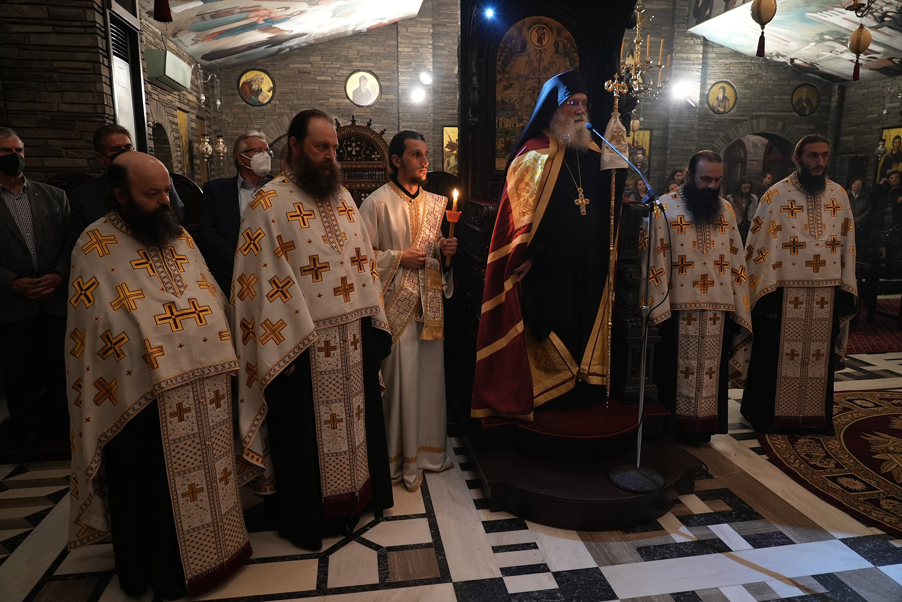 Πανηγυρικά εορτάστηκε η Παναγία Εσφαγμένη στο Τρίκορφο Φωκίδος.
