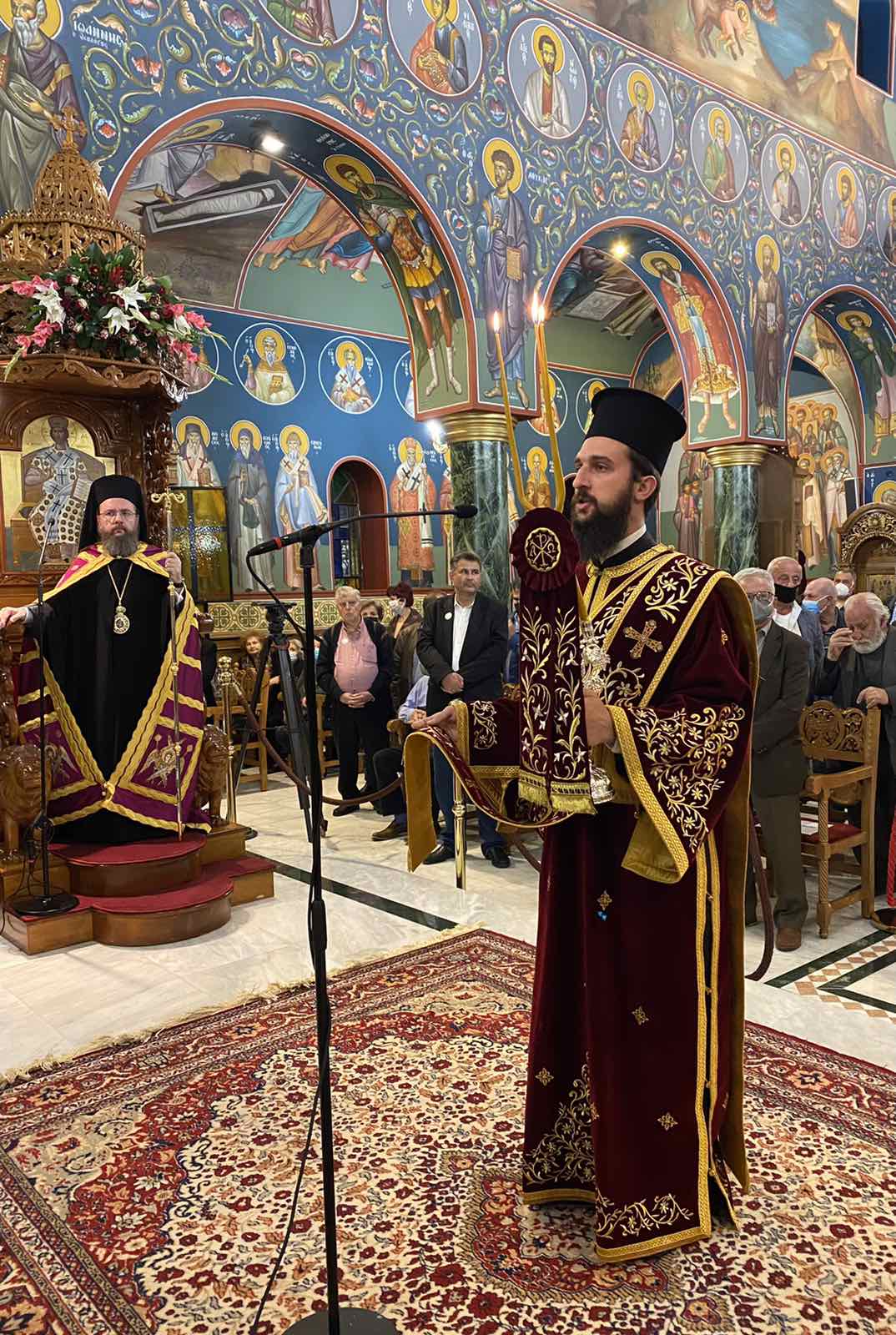 Πολυαρχιερατικός Εσπερινός Αγίου Γεωργίου Νεαπολίτου, Πολιούχου της Ι.Μ. Νέας Ιωνίας παρουσία του Αρχιεπισκόπου Αθηνών