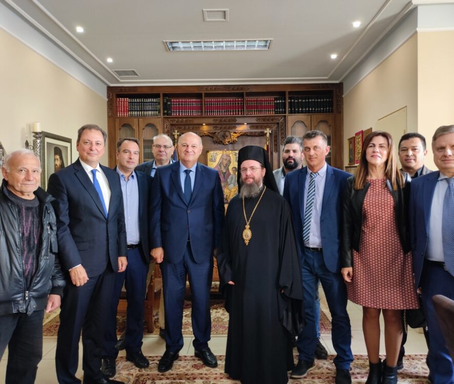Πρώτη ημέρα του Μητροπολίτη Αιτωλίας και Ακαρνανίας στα γραφεία της Ιεράς Μητροπόλεως