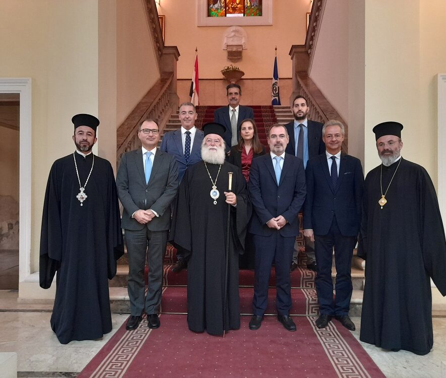 Τον Υφυπουργό Εξωτερικών της Ελλάδος Ανδρέα Κατσανιώτη, δέχθηκε ο Πατριάρχης Αλεξανδρείας