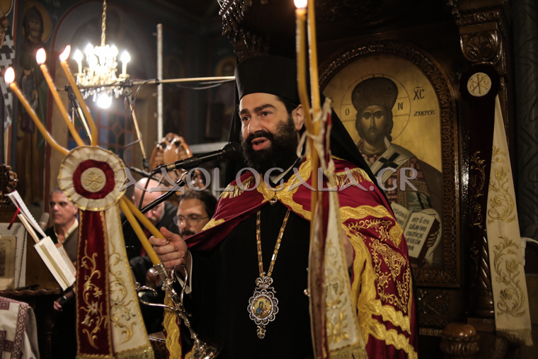 ΦΩΤΟΡΕΠΟΡΤΑΖ: Ο Ευρίπου Χρυσόστομος στην Λιτάνευση του Αγίου Ελευθερίου στο Γκύζη 