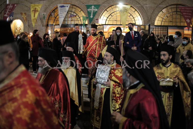 Μεθέορτος Εσπερινός & Ιερά Λιτάνευση της προστάτιδας του Πυροβολικού, Αγίας Βαρβάρας στη Δάφνη