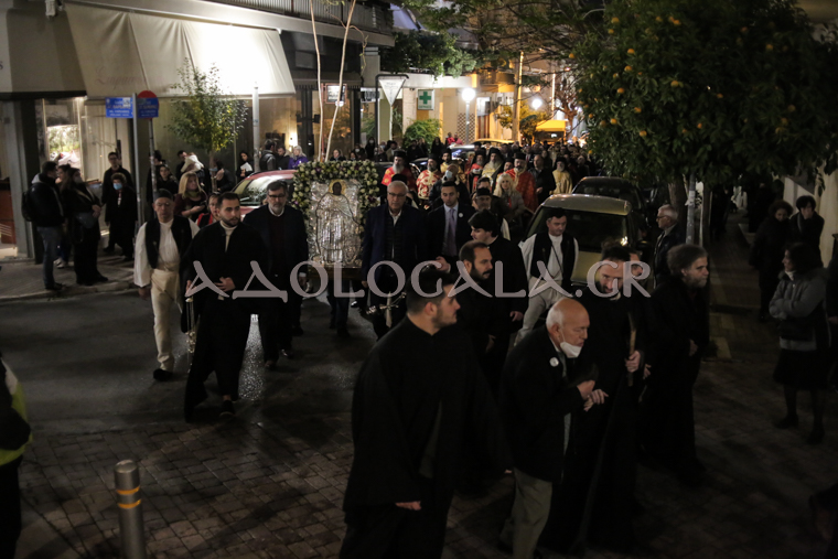 Μεθέορτος Εσπερινός & Ιερά Λιτάνευση της προστάτιδας του Πυροβολικού, Αγίας Βαρβάρας στη Δάφνη