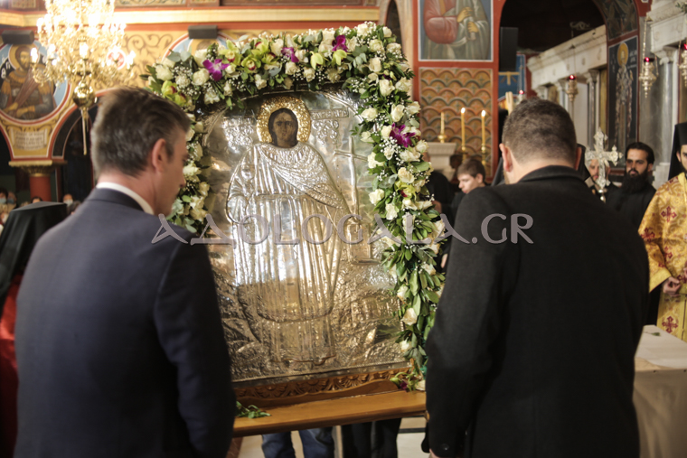 Μεθέορτος Εσπερινός & Ιερά Λιτάνευση της προστάτιδας του Πυροβολικού, Αγίας Βαρβάρας στη Δάφνη