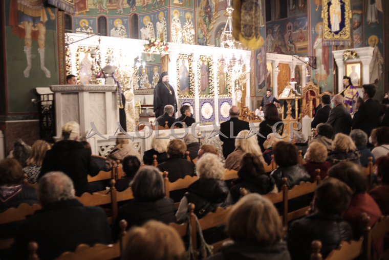 Λαμπρός πανηγυρικός εσπερινός του Αγίου Νικολάου στην Καλλιθέα