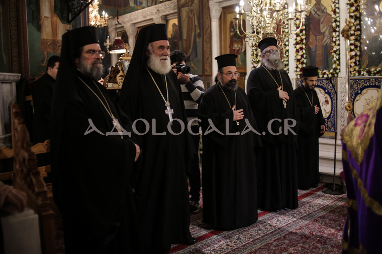 Λαμπρός πανηγυρικός εσπερινός του Αγίου Νικολάου στην Καλλιθέα