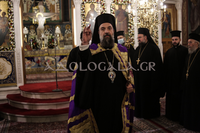Λαμπρός πανηγυρικός εσπερινός του Αγίου Νικολάου στην Καλλιθέα