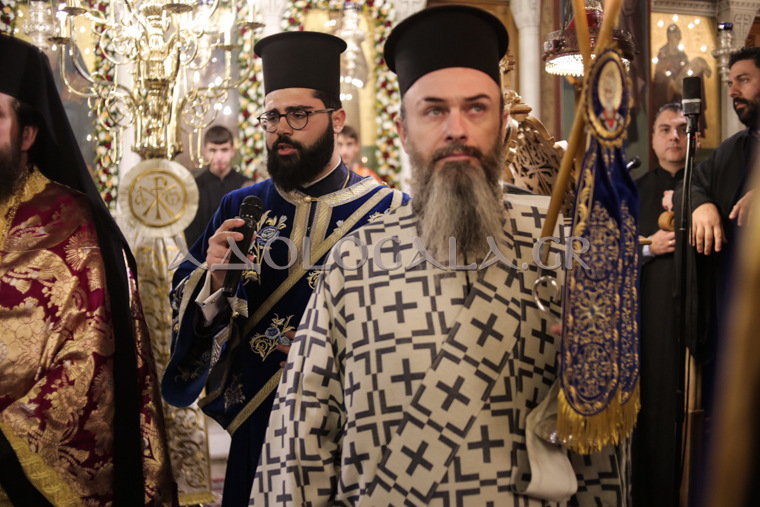 Λαμπρός πανηγυρικός εσπερινός του Αγίου Νικολάου στην Καλλιθέα