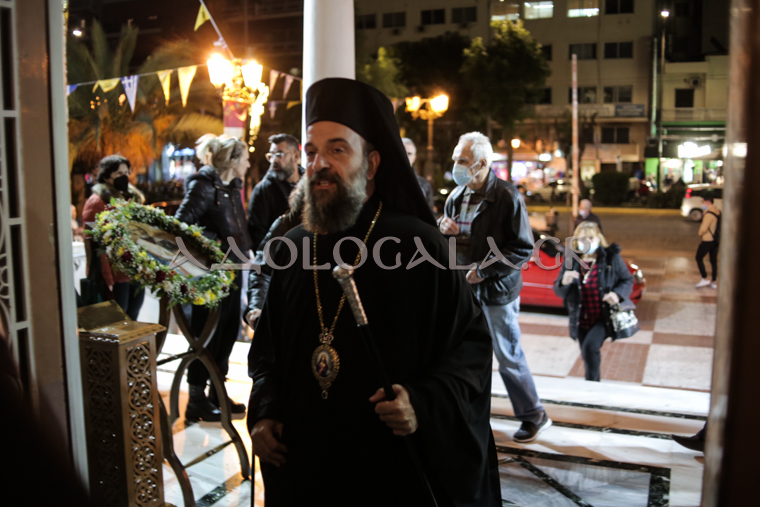 Λαμπρός πανηγυρικός εσπερινός του Αγίου Νικολάου στην Καλλιθέα