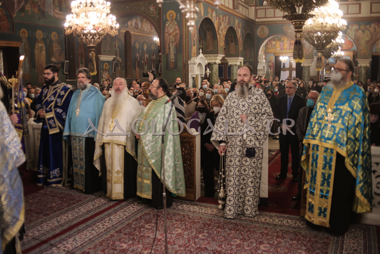 Λαμπρός πανηγυρικός εσπερινός του Αγίου Νικολάου στην Καλλιθέα