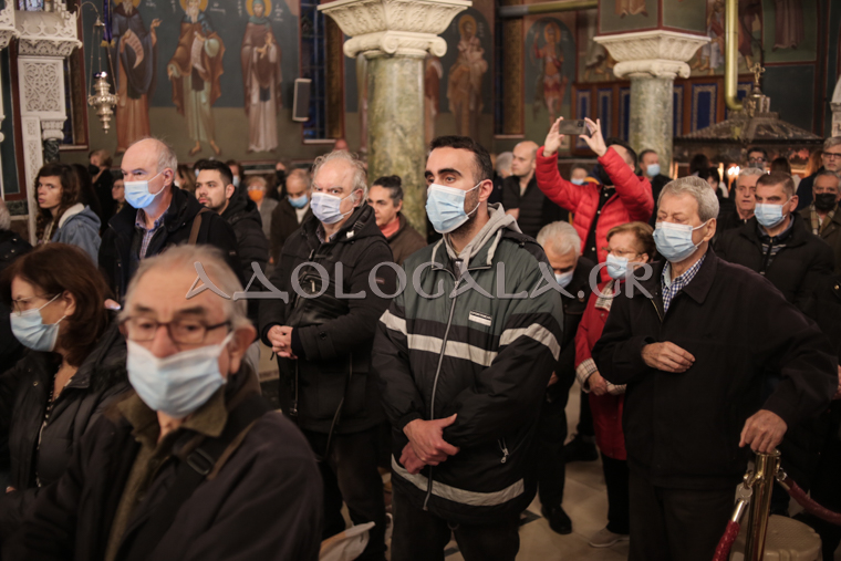Λαμπρός πανηγυρικός εσπερινός του Αγίου Νικολάου στην Καλλιθέα