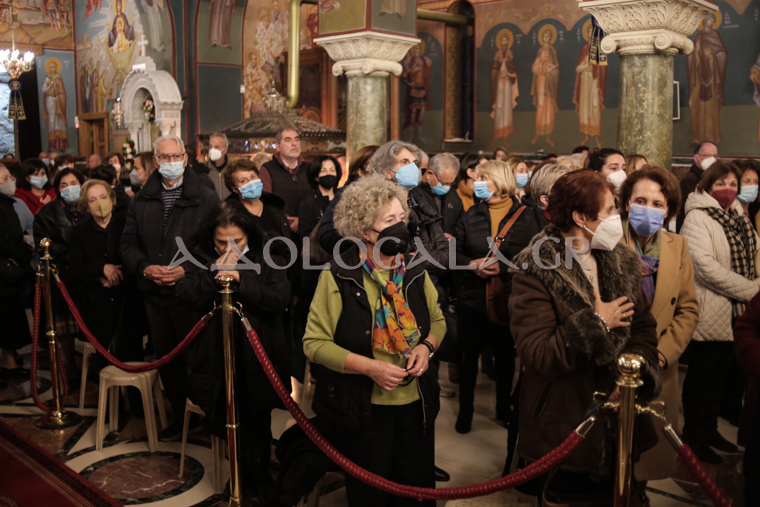 Λαμπρός πανηγυρικός εσπερινός του Αγίου Νικολάου στην Καλλιθέα