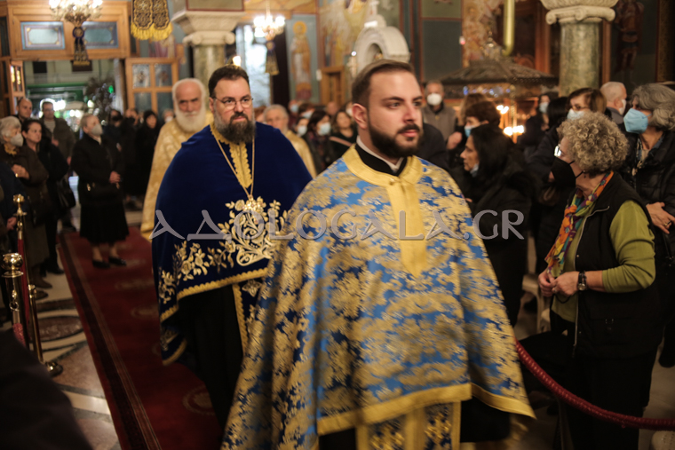 Λαμπρός πανηγυρικός εσπερινός του Αγίου Νικολάου στην Καλλιθέα