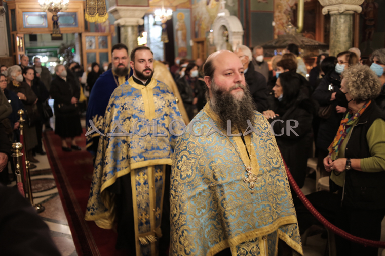 Λαμπρός πανηγυρικός εσπερινός του Αγίου Νικολάου στην Καλλιθέα