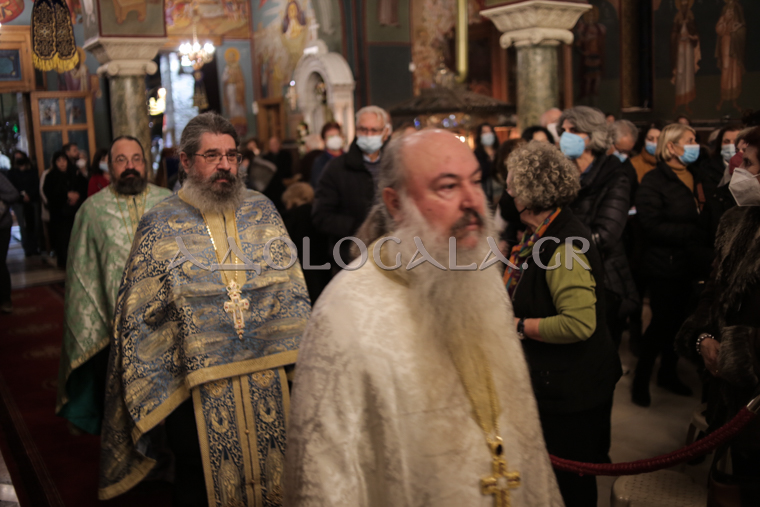 Λαμπρός πανηγυρικός εσπερινός του Αγίου Νικολάου στην Καλλιθέα