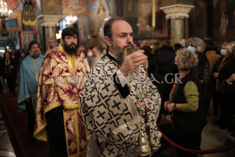 Λαμπρός πανηγυρικός εσπερινός του Αγίου Νικολάου στην Καλλιθέα