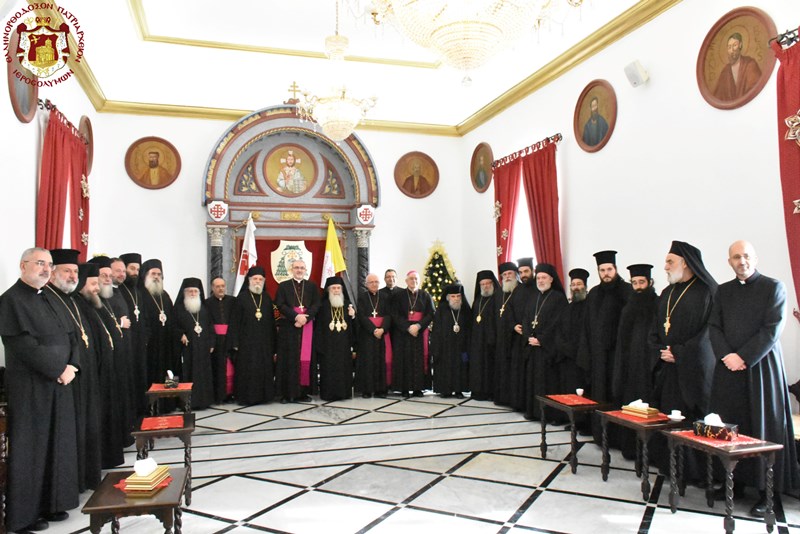 Επίσκεψη της Αγιοταφικής Αδελφότητας στις Εκκλησίες των Ιεροσολύμων για την εορτή των Χριστουγέννων