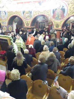 Η εορτή της Αγίας Μεγαλομάρτυρος Βαρβάρας στην Δάφνη 
