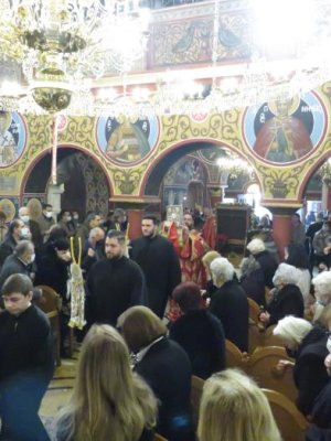 Η εορτή της Αγίας Μεγαλομάρτυρος Βαρβάρας στην Δάφνη 