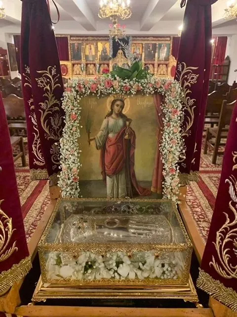 Η εορτή της Αγίας Μεγαλομάρτυρος Βαρβάρας στην Καλογραίζα