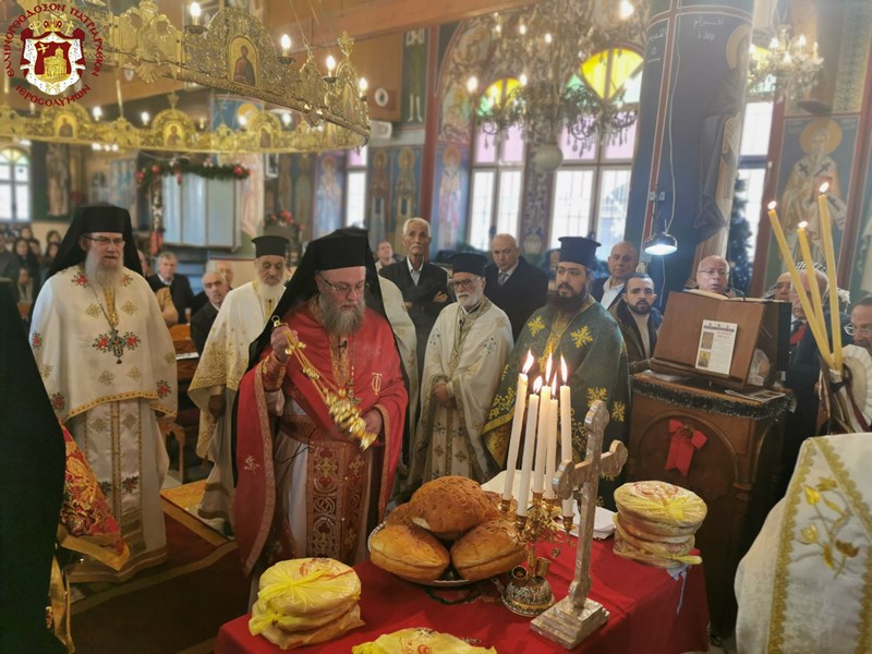 Η εορτή των Προπατόρων και του Αγίου Σπυρίδωνος στους Αγίους Τόπους 