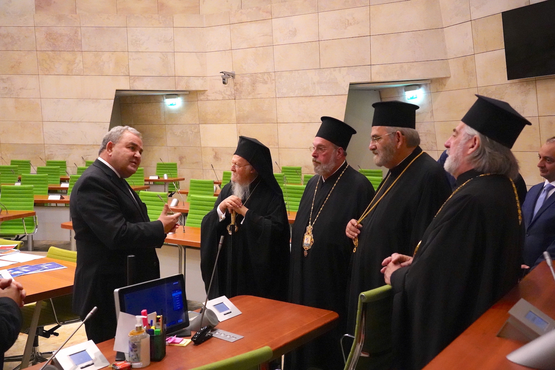 Με τον Πρόεδρο της Βουλής της Μάλτας Angelo Farrugia συναντήθηκε ο Οικουμενικός Πατριάρχης 