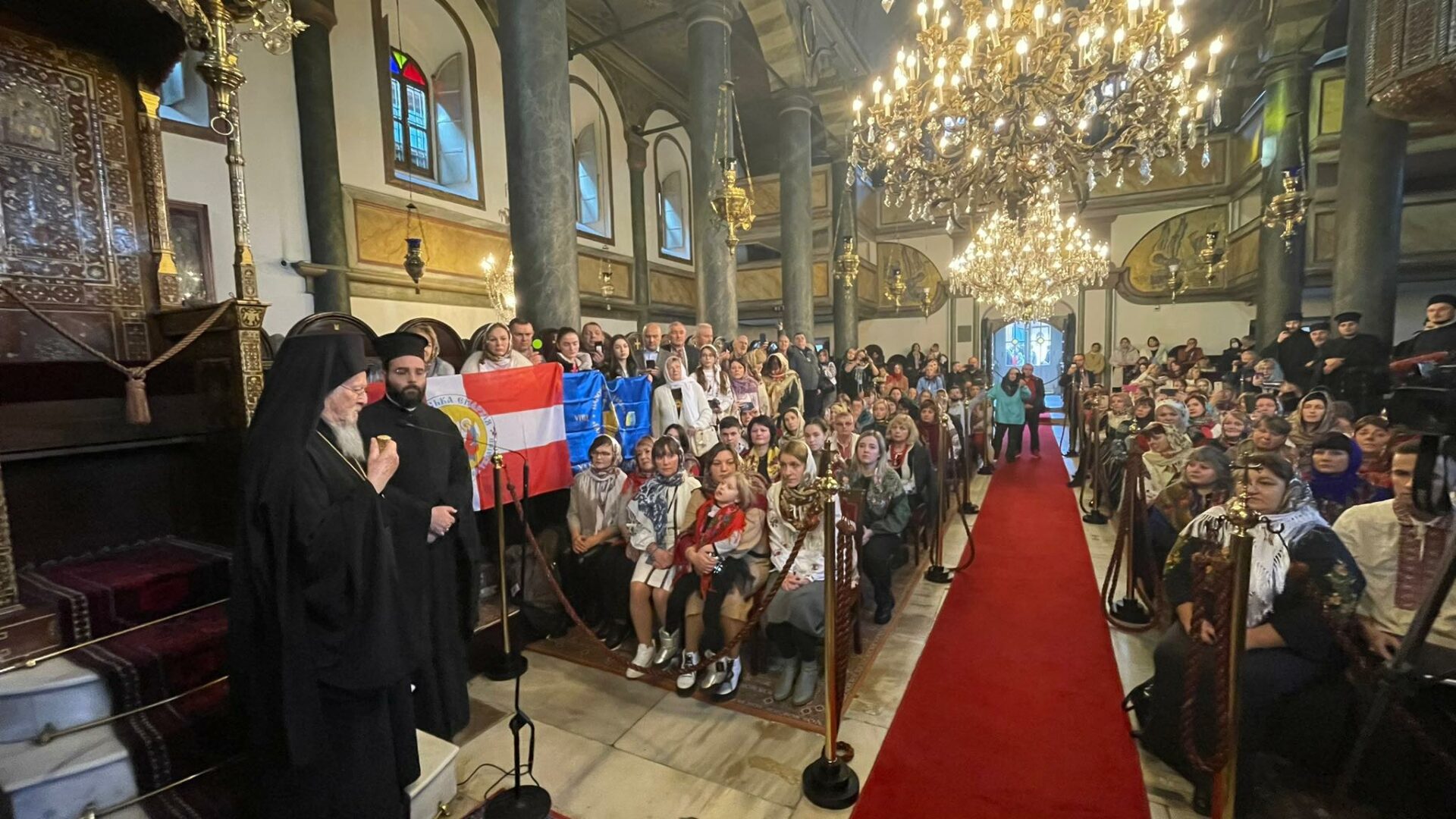 Την αγάπη του εξέφρασε ο Οικουμενικός Πατριάρχης σε Ουκρανούς προσκυνητές