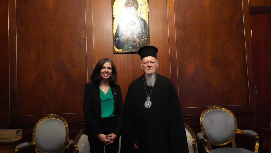 Το Οικουμενικό Πατριαρχείο επισκέφθηκε η νέα Γενική Πρόξενος των ΗΠΑ στην Πόλη