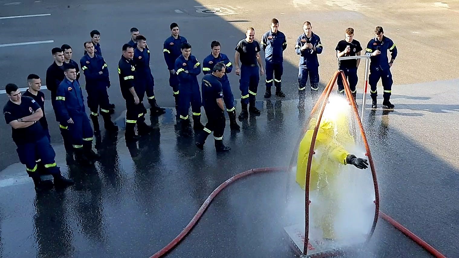 14.341 τα στελέχη που εκπαιδεύτηκαν για επέμβαση σε αεροπορικά ατυχήματα, στις εγκαταστάσεις της Π.Υ. 