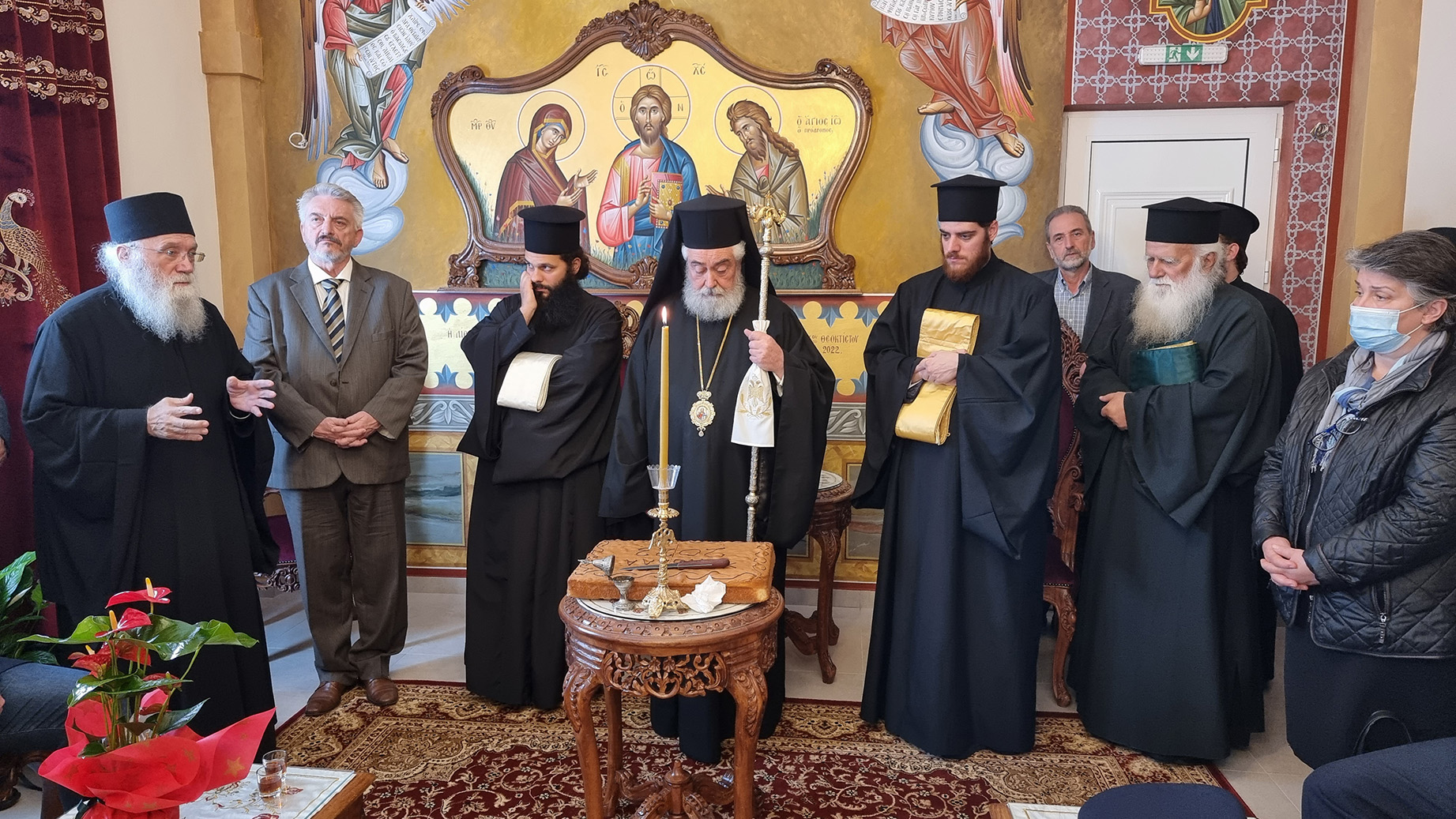 Την βασιλόπιτα ευλόγησε ο Μητροπολίτης Φωκίδος Θεόκτιστος