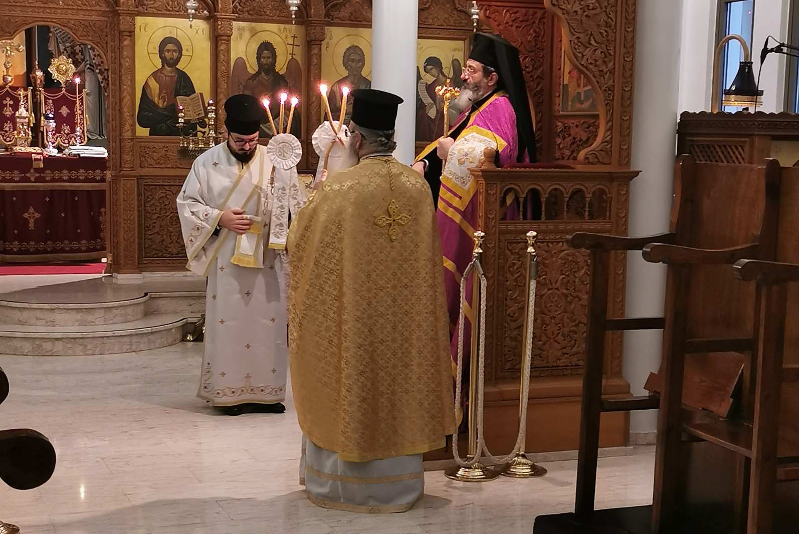 Αρχιερατική Θεία Λειτουργία στην Ιερά Μονή Θεοτόκου στα Καμπιά