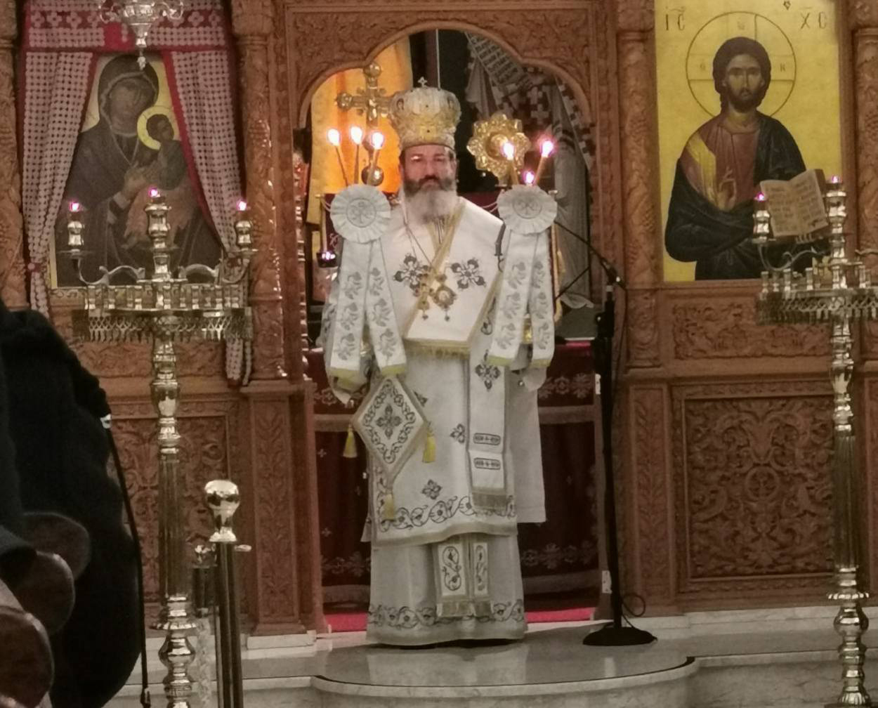 Αρχιερατική Θεία Λειτουργία στην Ιερά Μονή Θεοτόκου στα Καμπιά