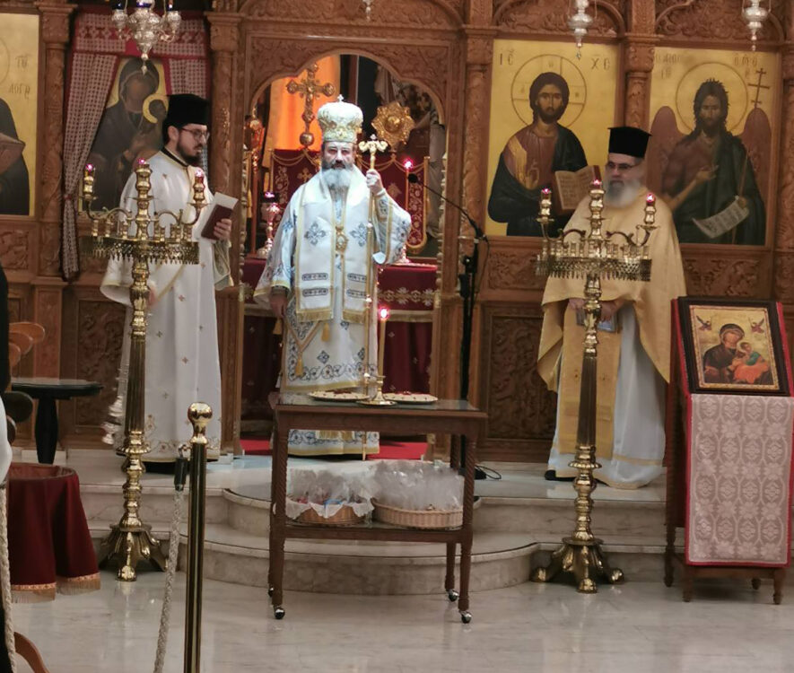 Αρχιερατική Θεία Λειτουργία στην Ιερά Μονή Θεοτόκου στα Καμπιά