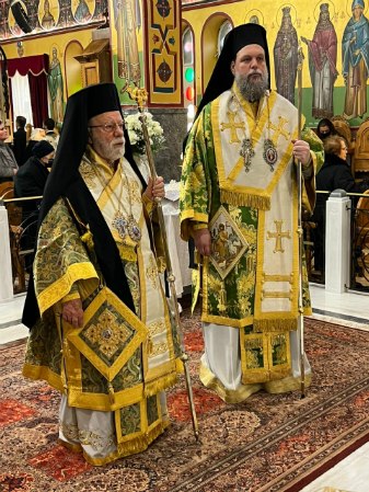 Δισαρχιερατική Θεία Λειτουργία και τριετές Μνημόσυνο Μητροπολίτη Νέας Ιωνίας κυρού Κωνσταντίνου