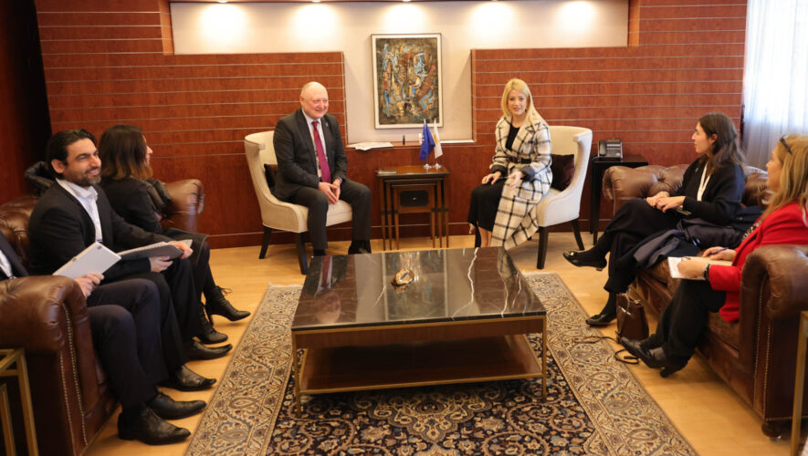 Η Πρόεδρος της Βουλής δέχθηκε τον Eπικεφαλής του Προγράμματος των Ηνωμένων Εθνών για την Ανάπτυξη (UNDP) στην Κύπρο