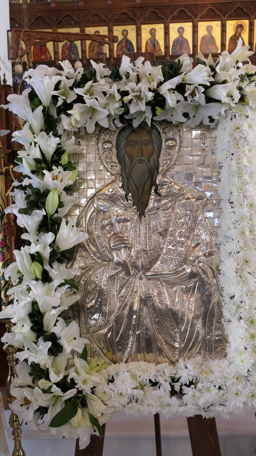 Η εορτή του Αγίου Νεοφύτου του Εγκλείστου στον συνοικισμό Μακαρίου Γ 