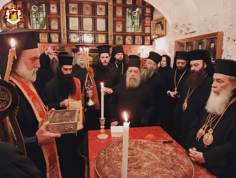 Η περιτομή του Κυρίου και η Μνήμη του Αγίου Μεγάλου Βασιλείου στον Πανίερο Ναό της Αναστάσεως 