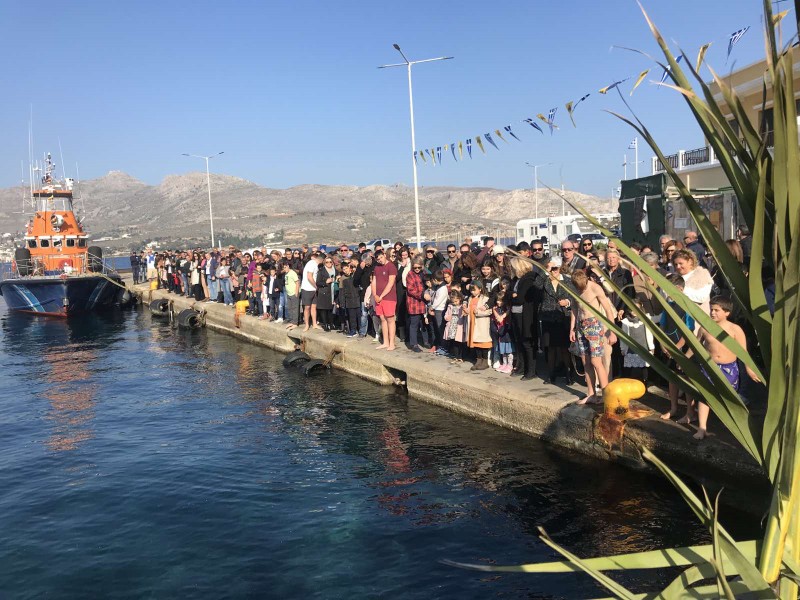 Λαμπρά εορτάστηκαν τα Θεοφάνεια στη Κάλυμνο και τη Λέρο
