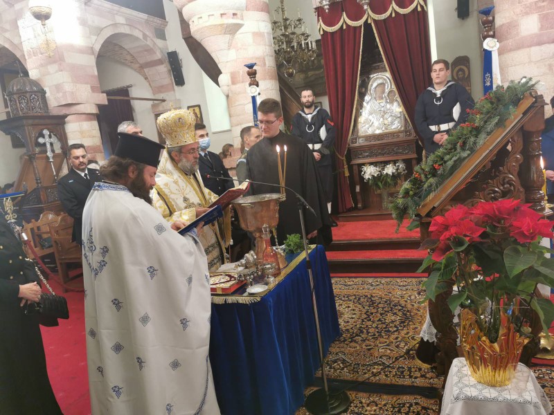 Λαμπρά εορτάστηκαν τα Θεοφάνεια στη Κάλυμνο και τη Λέρο