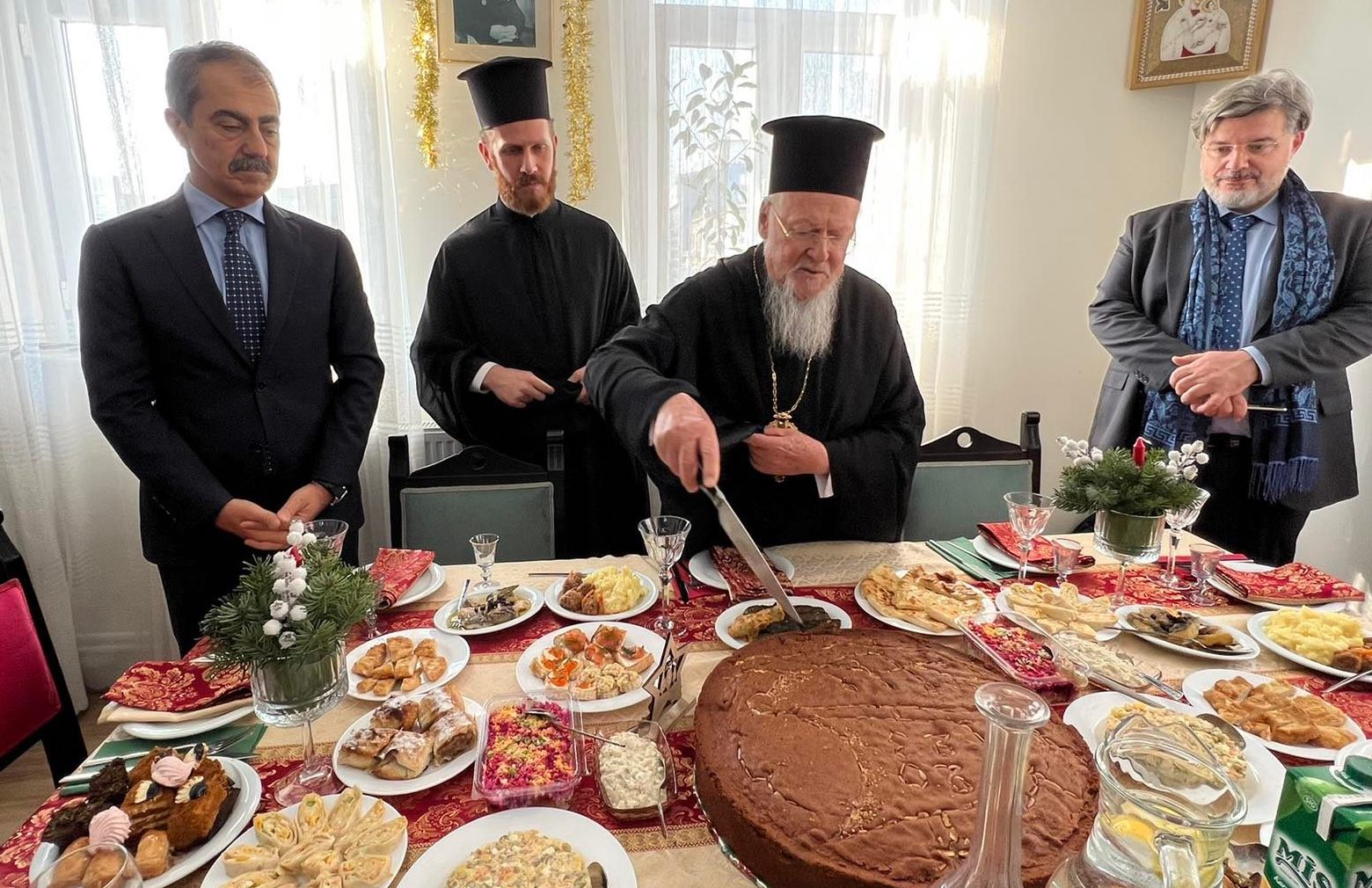 Ο Οικουμενικός Πατριάρχης συνεόρτασε με την ρωσόφωνη παροικία της Πόλεως τα Χριστούγεννα