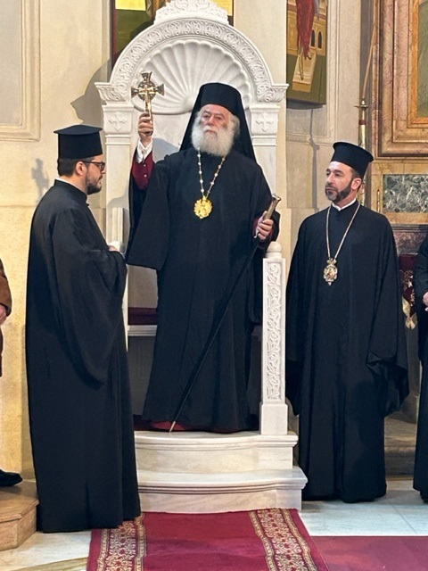 Ο Πατριάρχης Αλεξανδρείας στον Ιερό Ναό του Άγιου Θεόδωρου Ρώμης 