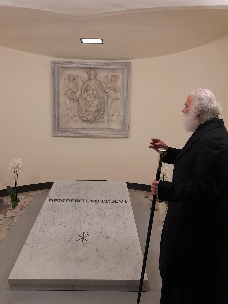 Ο Πατριάρχης Αλεξανδρείας στον Ιερό Ναό του Άγιου Θεόδωρου Ρώμης 