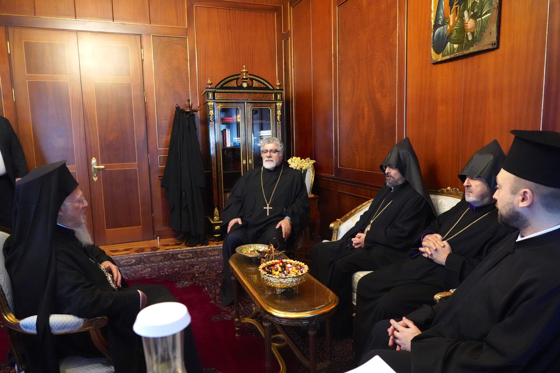 Ο Πατριάρχης των εν Τουρκία Αρμενίων στο Φανάρι