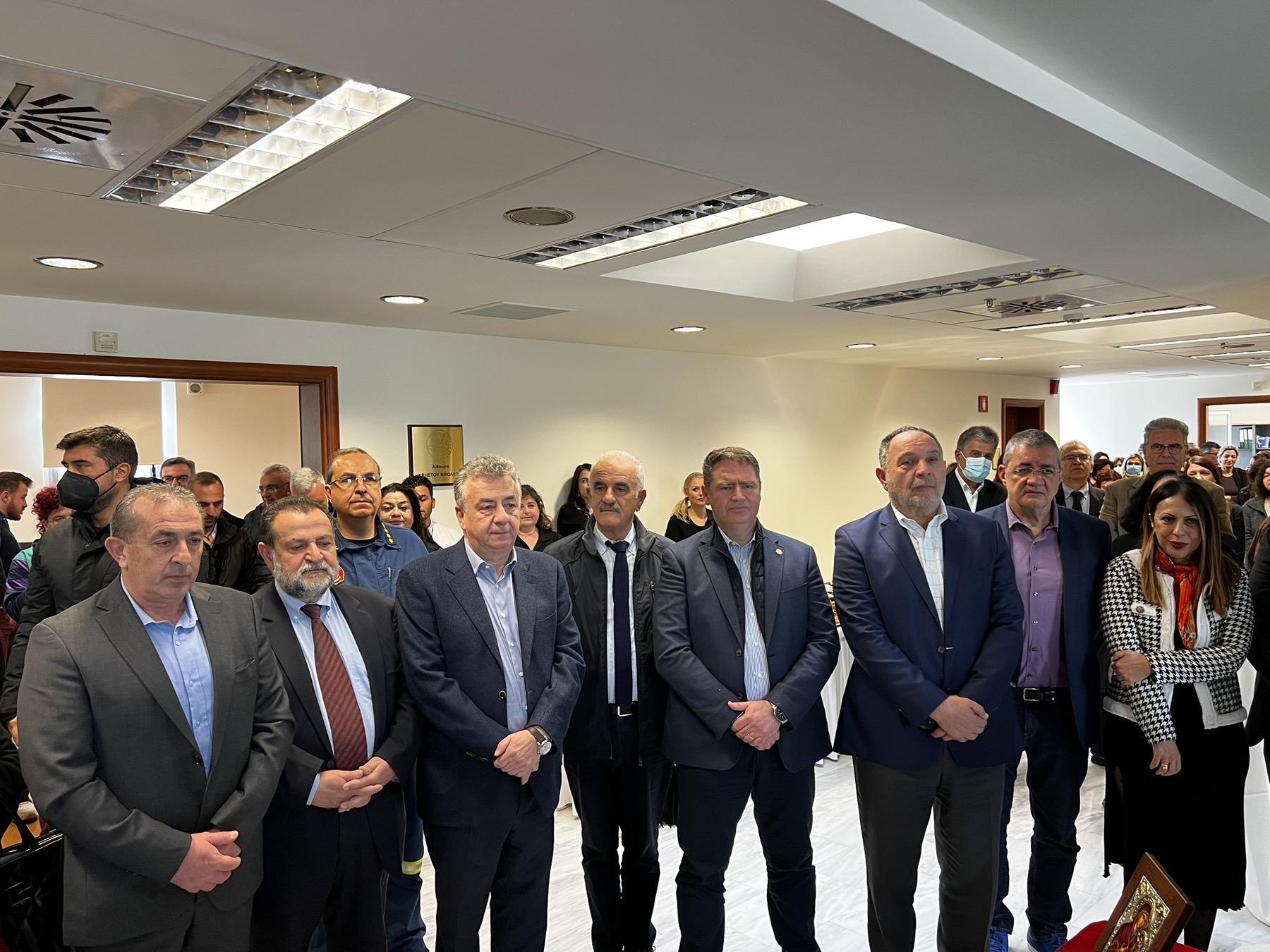 Στην κοπή της Βασιλόπιτας στο Πανεπιστήμιο της Κρήτης ο Αρχιεπίσκοπος Ευγένιος 