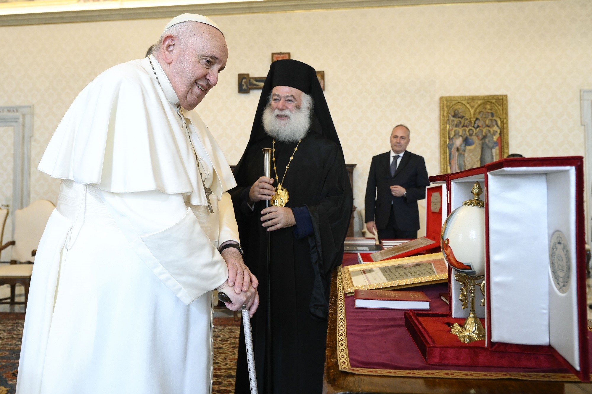 Συνάντηση της Α.Θ.Μ. του Πατριάρχη Αλεξανδρείας κ.κ. Θεόδωρου με τον Πάπα Ρώμης Φραγκίσκο 