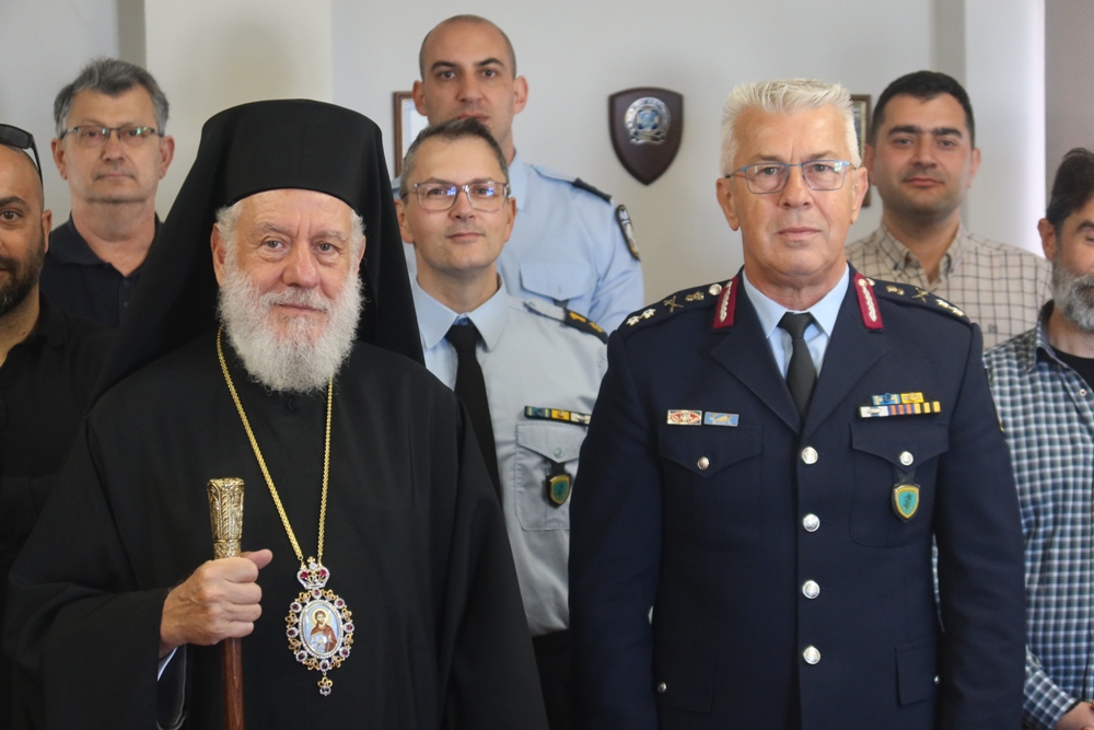 Την Βασιλόπιττα των Αστυνομικών Υπηρεσιών Νοτίου Αιγαίου ευλόγησε ο Μητροπολίτης Σύρου Δωρόθεος 