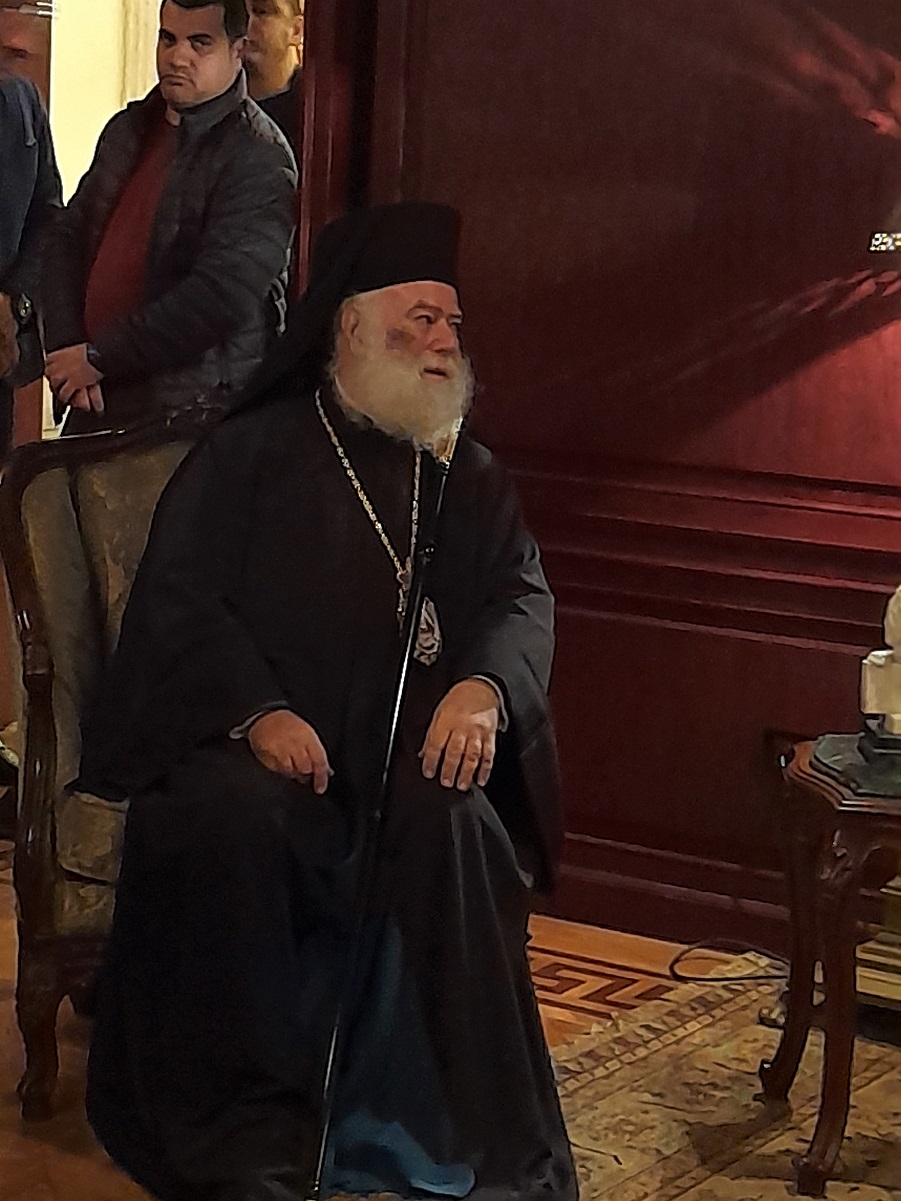 Τον Πατριάρχη Θεόδωρο επισκέφθηκε ο Κυβερνήτης της Αλεξάνδρειας Μωχάμεντ Σερίφ