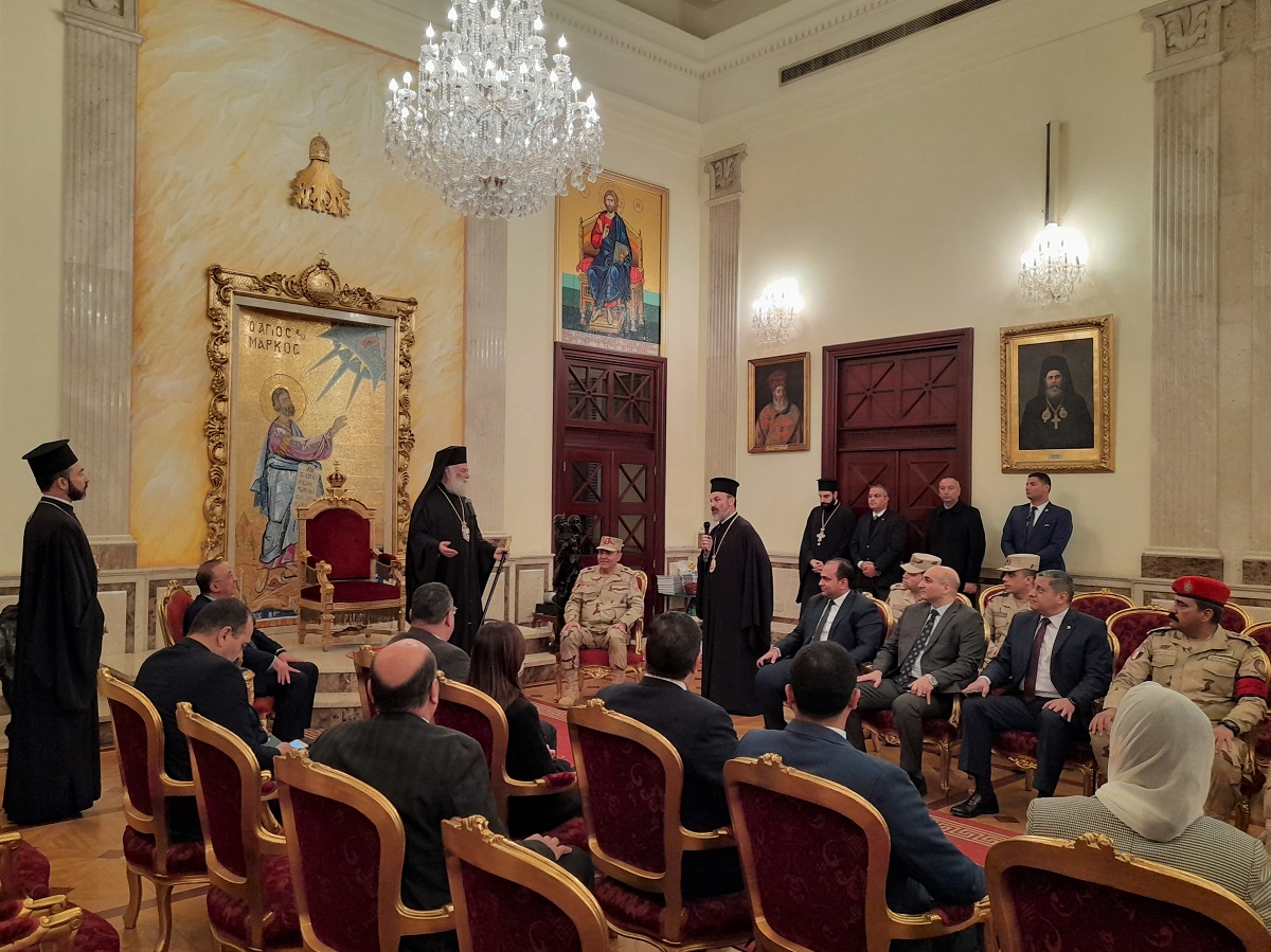 Τον Πατριάρχη Θεόδωρο επισκέφθηκε ο Κυβερνήτης της Αλεξάνδρειας Μωχάμεντ Σερίφ